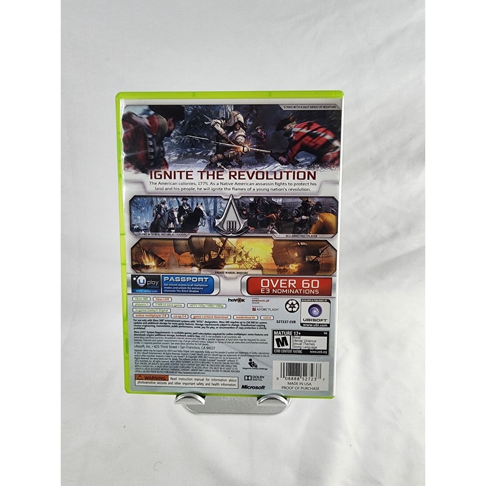 Assassin's Creed 3 - Microsoft Xbox 360 - Picture 2 of 7